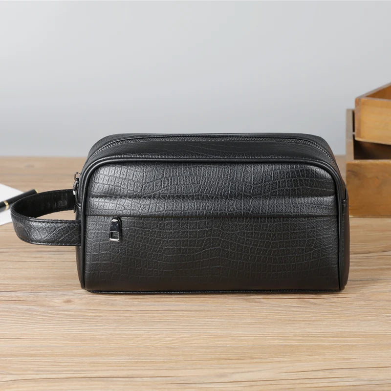 Crocodile Leather Clutch Bag