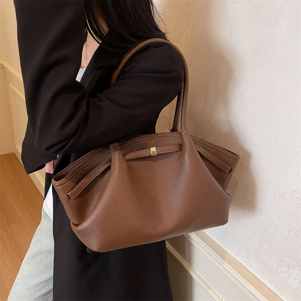 Lychee Leather Shoulder Bags