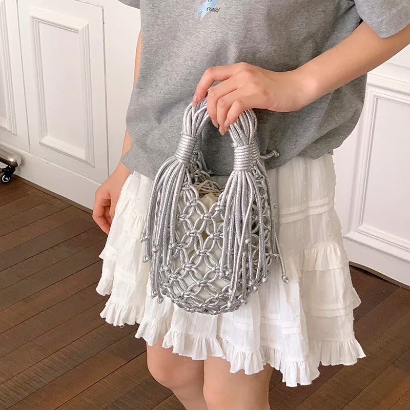 MOODS Luxury Glitter Metallic Bag