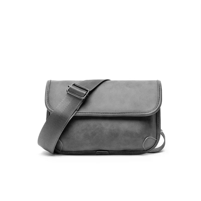 Slate Leather Messenger