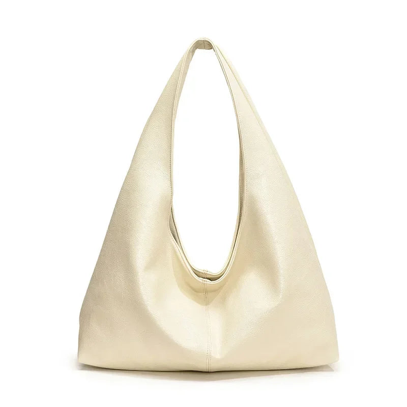 Leather Hobo Handbag