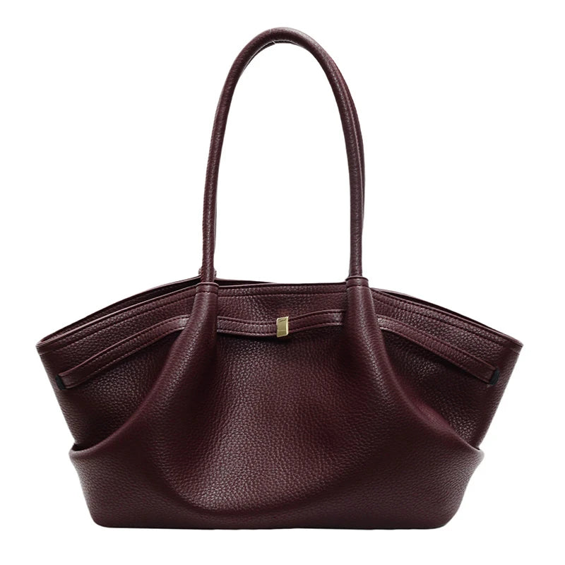 Lychee Leather Shoulder Bags