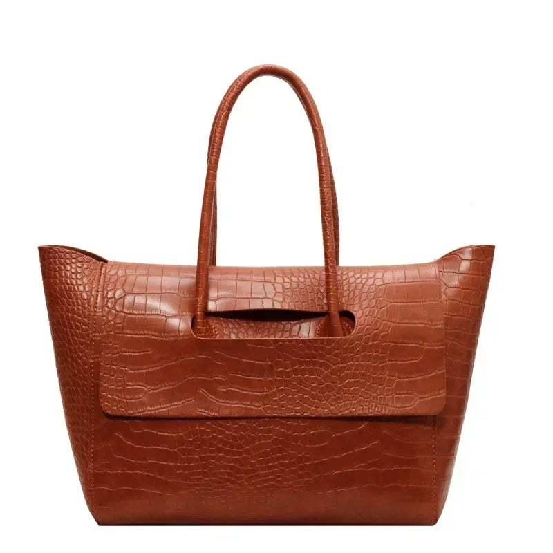 Verona Croc Shoulder Bag