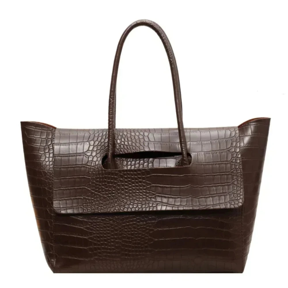 Verona Croc Shoulder Bag