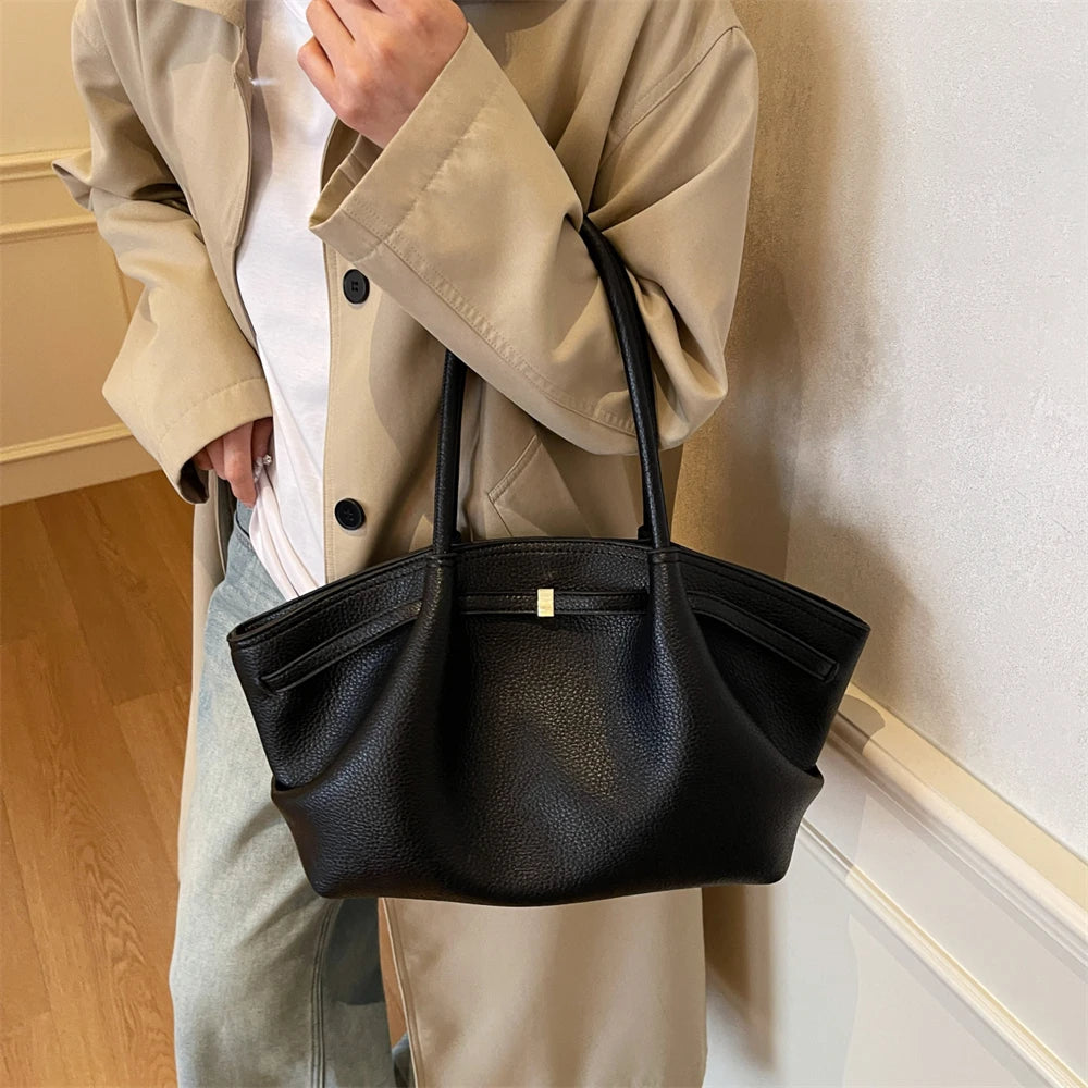 Lychee Leather Shoulder Bags