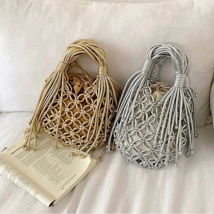 MOODS Luxury Glitter Metallic Bag